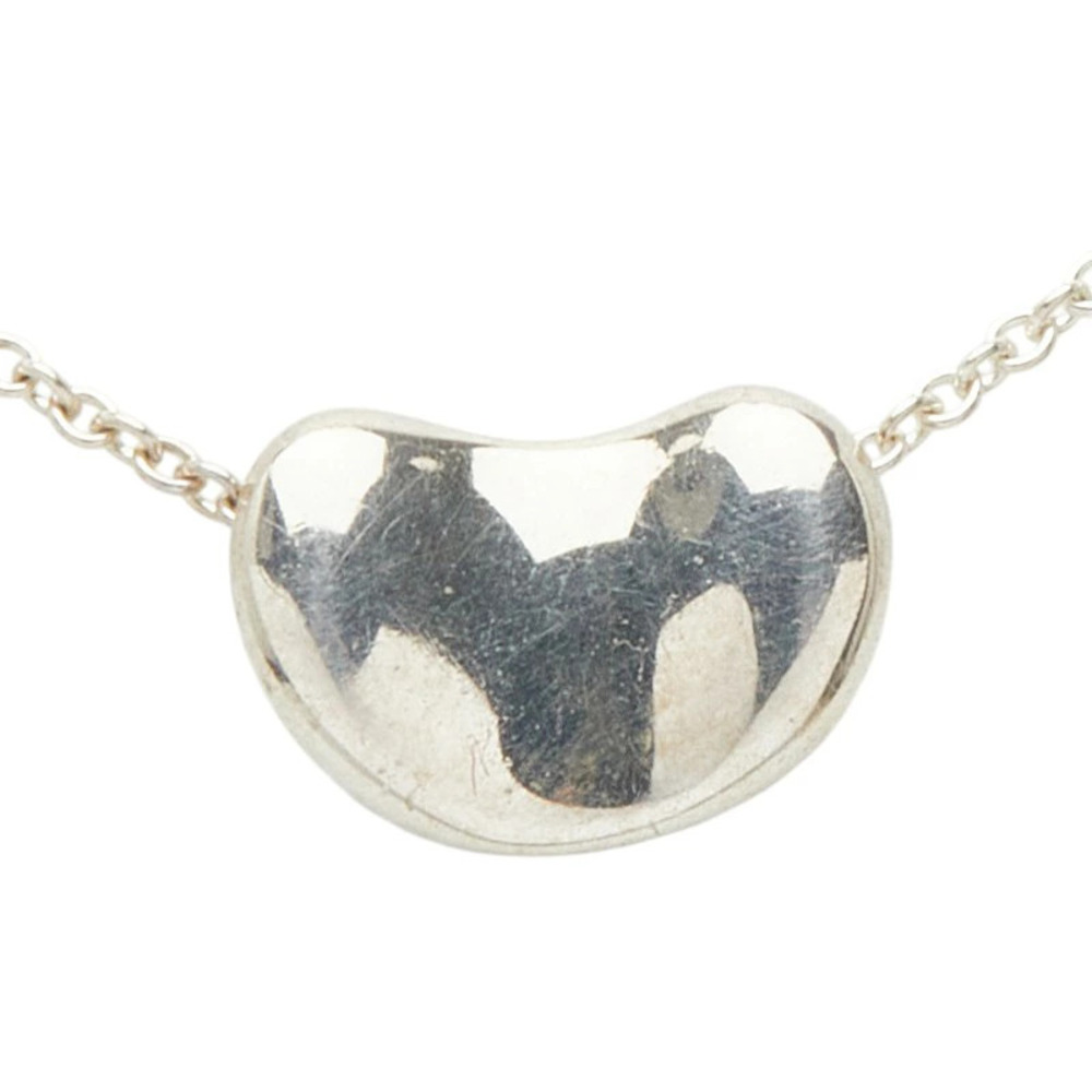 Tiffany Co Bean Necklace Silver TIFFANYCo
